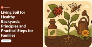 An image of the Living Soil Start page showcasing the text generated by Rise AI course generator.